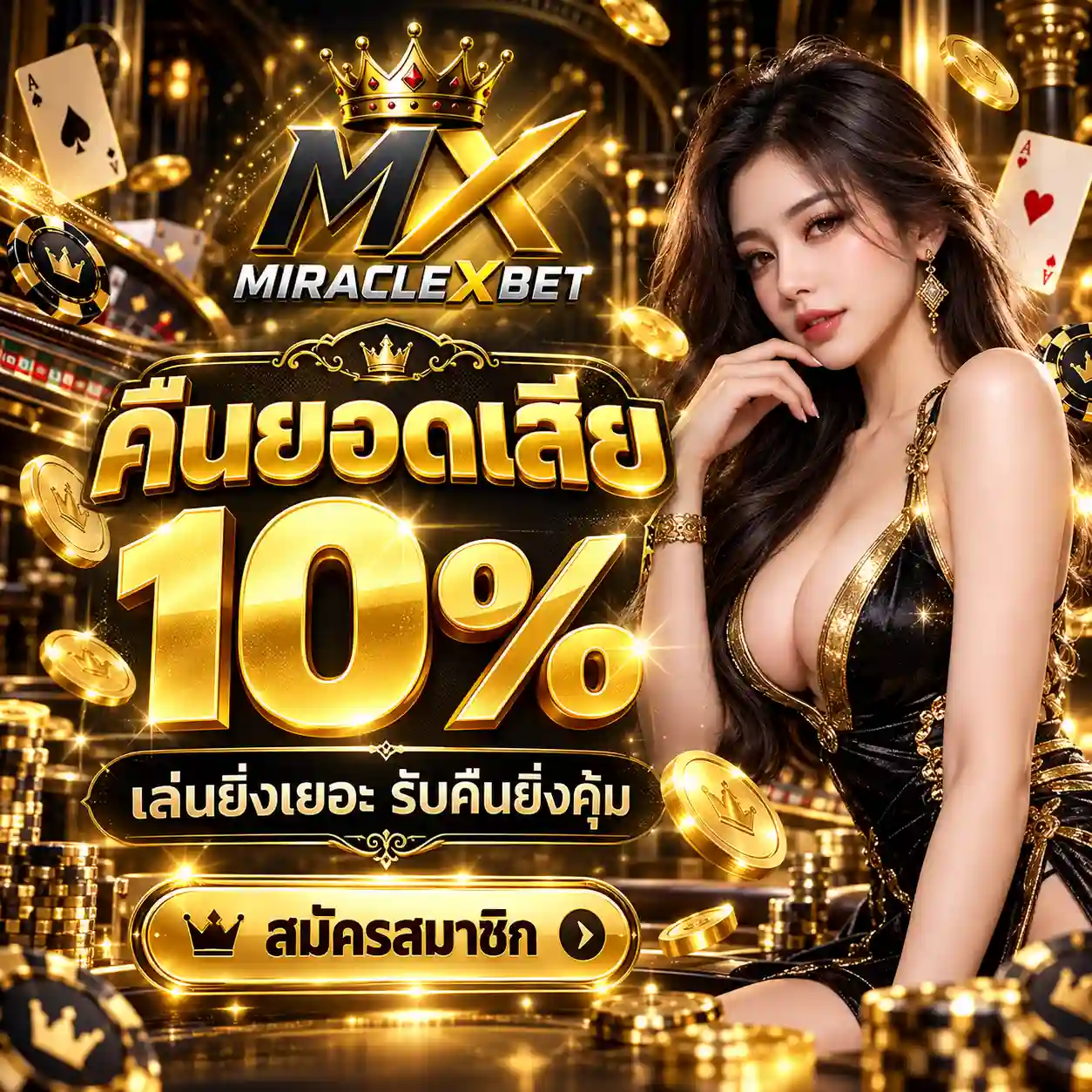 MIRACLEXBET คาสิโนเว็บแท้