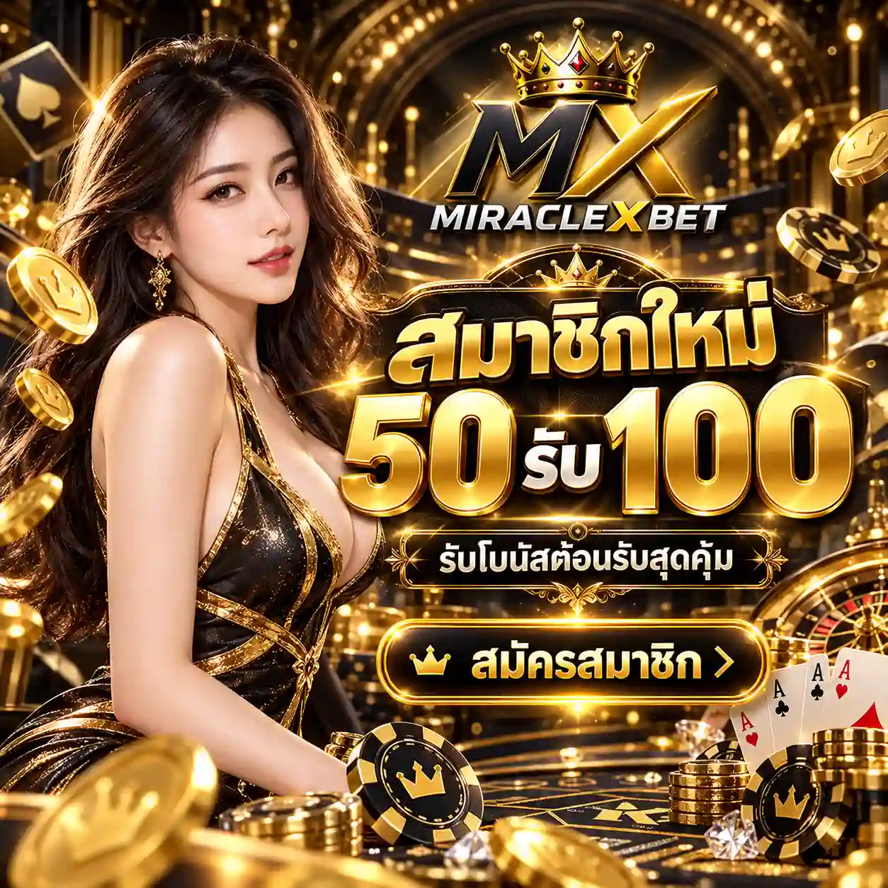 MIRACLEXBET คาสิโนเว็บแท้